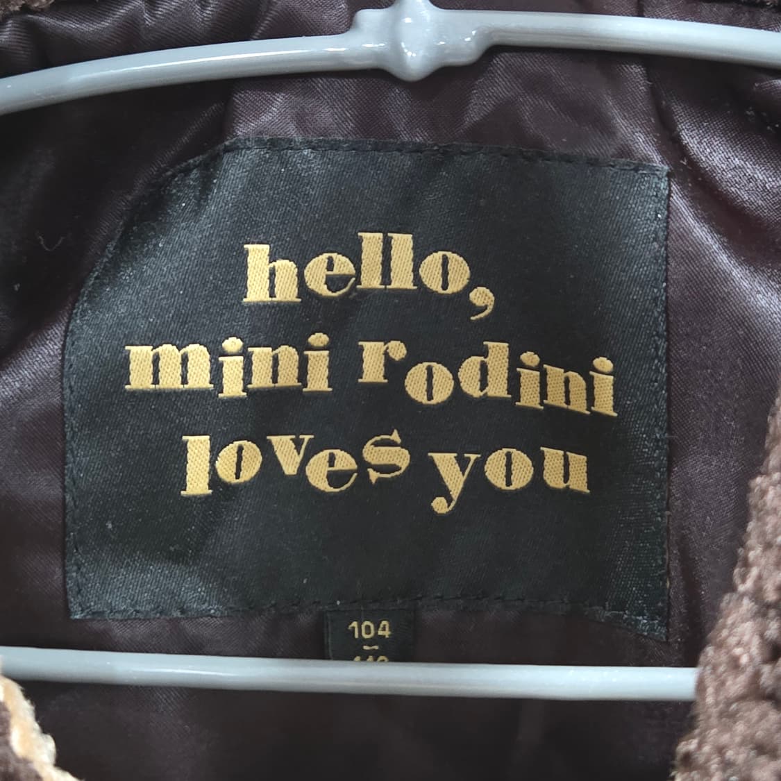 미니로디니 양털 코트 104/110 상품이미지2