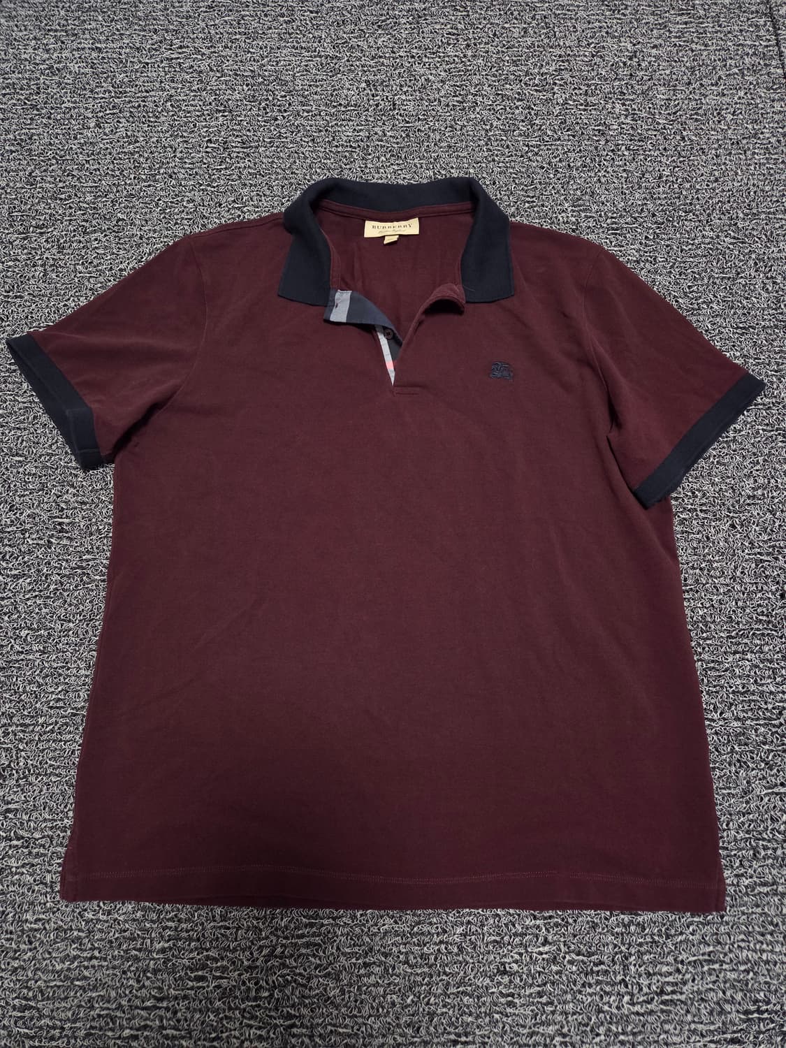 버버리 티셔츠/2XL/버건디(9) 상품이미지1