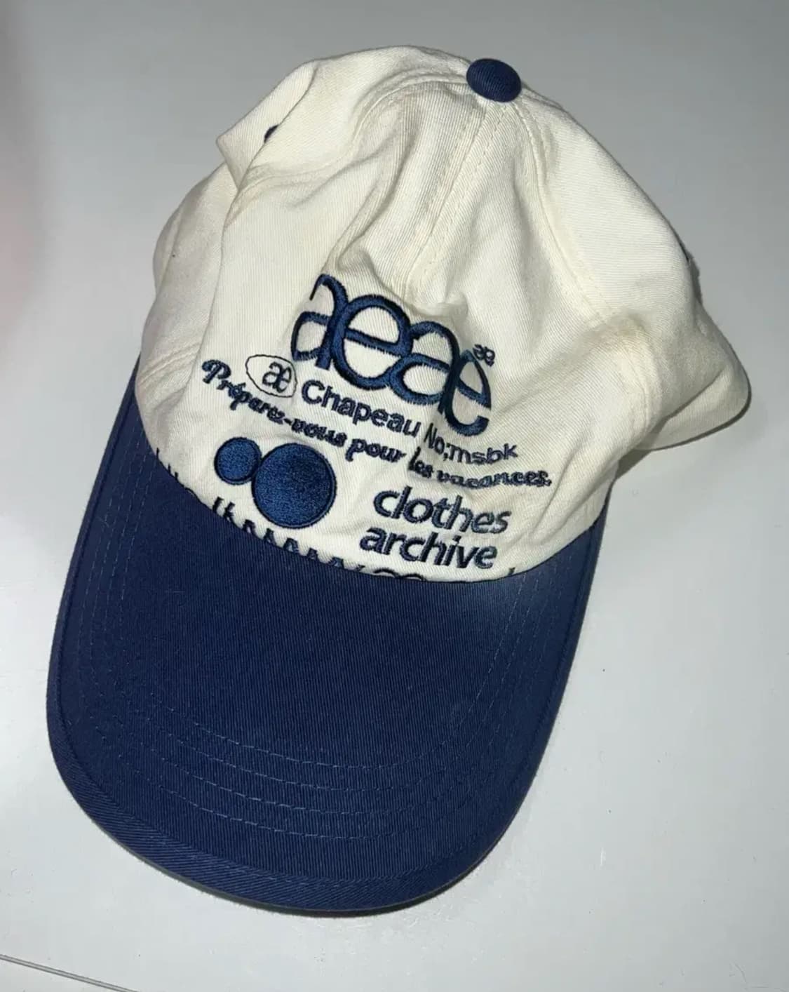 aeae 웹 로고 투톤 볼캡  상품이미지2