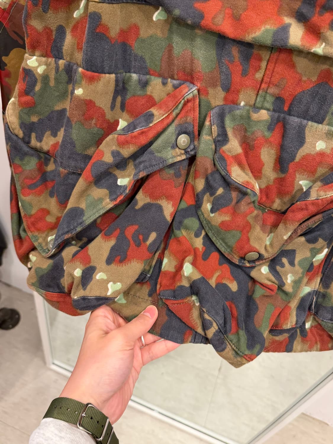 70-80s Military 스위스군 M70 알펜플라쥬 필드 자켓 상품이미지6