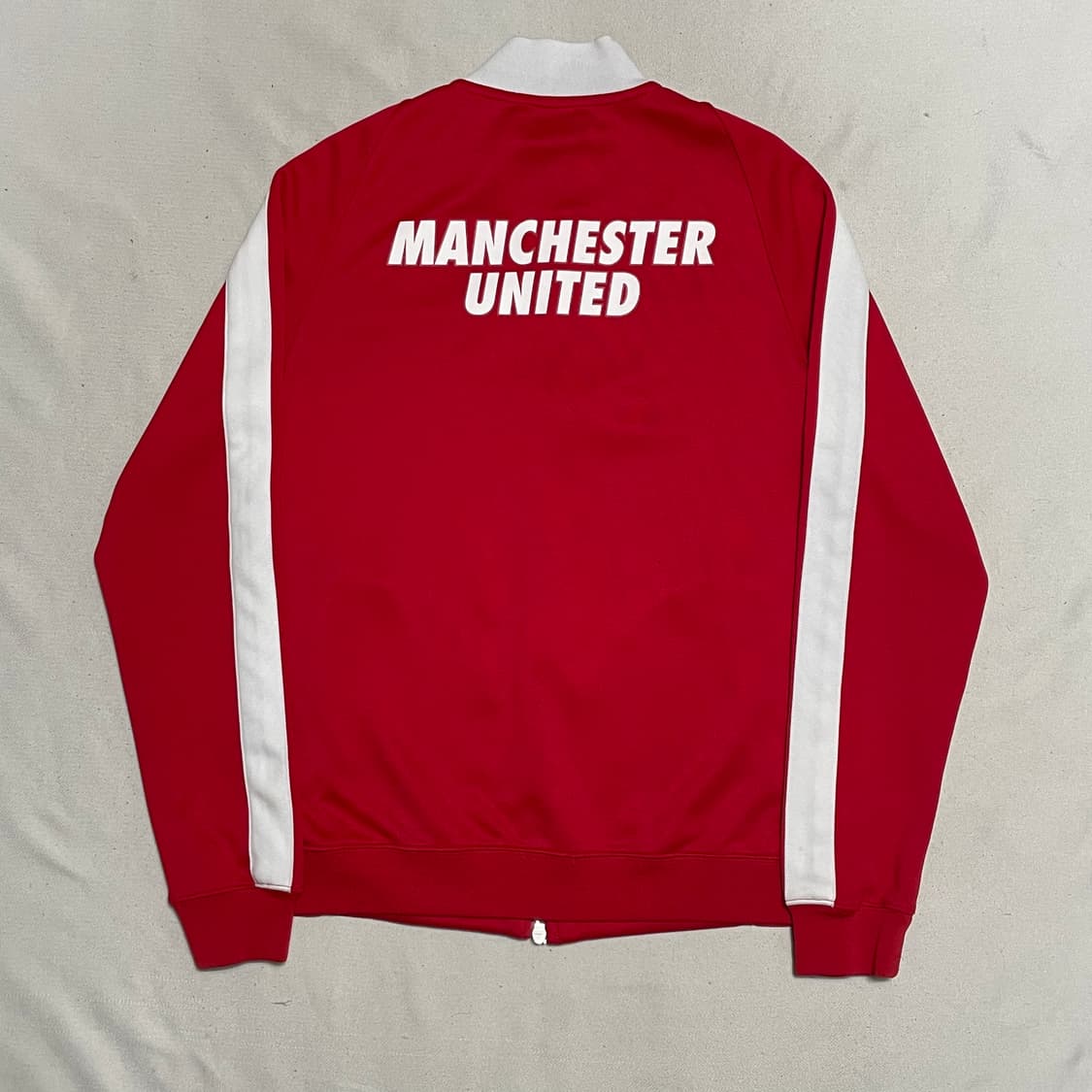 L 나이키 맨체스터유나이티드 화이트라인 레드 트랙탑 상품이미지3