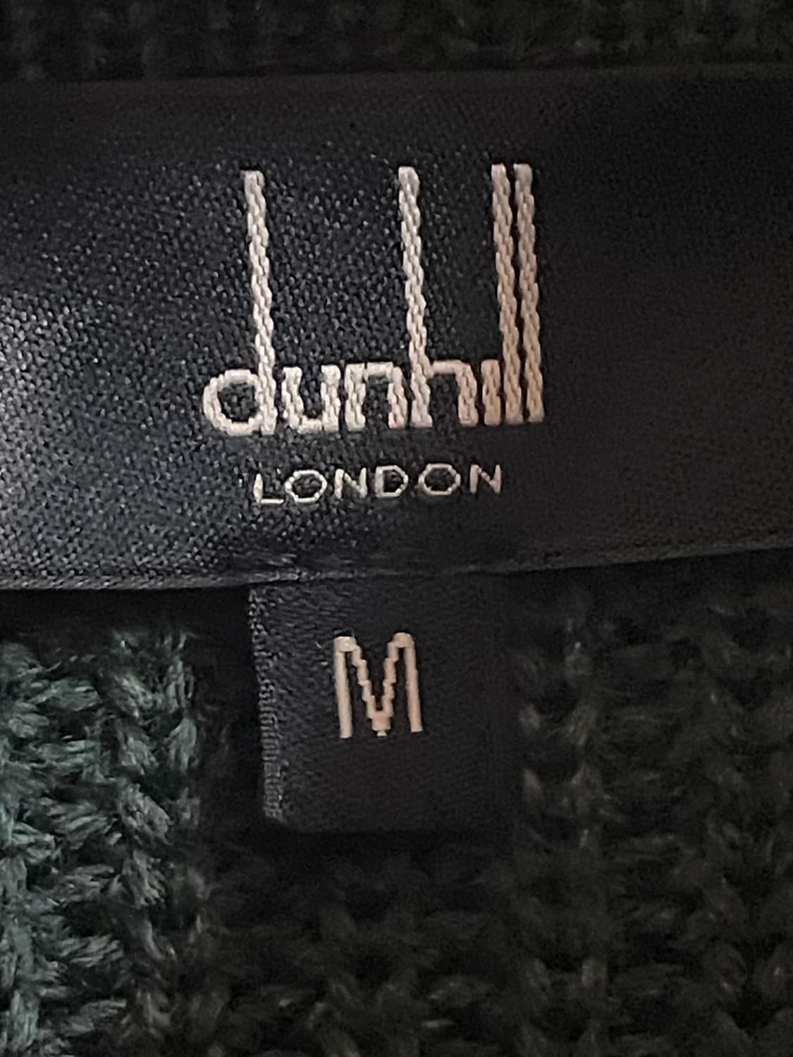 던힐 메리노 울 레더 패치 니트 자켓 상품이미지3