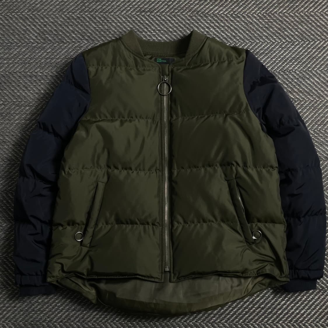 베네통 배색 덕다운 푸퍼 패딩 자켓y 5017 상품이미지1