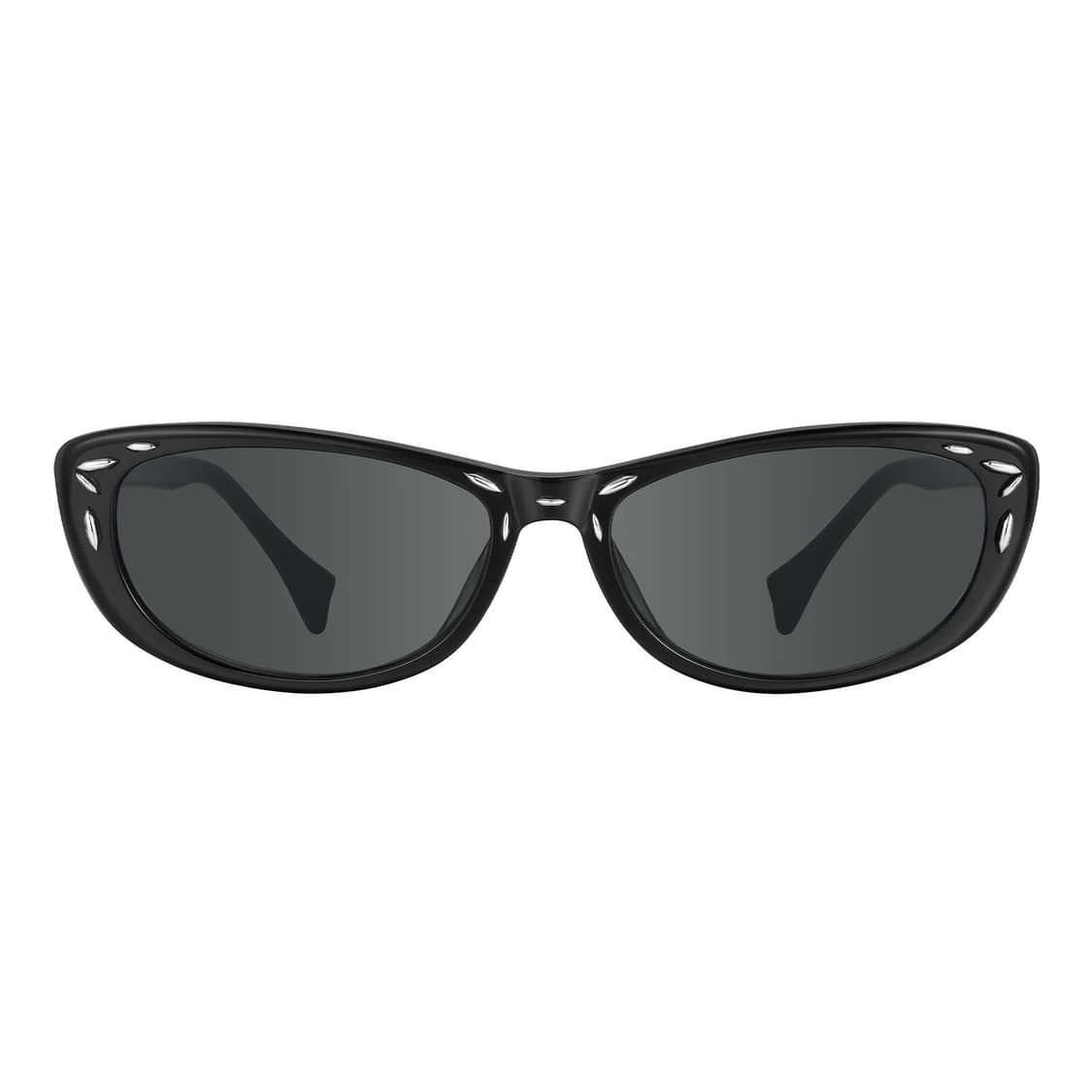 Yvmin 위민 Ripple 메탈 인레이드 선글라스 /블랙 상품이미지3