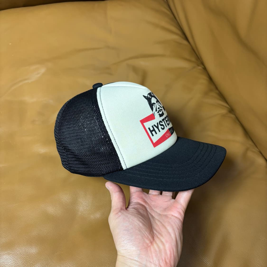 Hysteric Glamour 히스테릭글래머 블랙 6패널 메쉬 볼캡 모자 상품이미지3