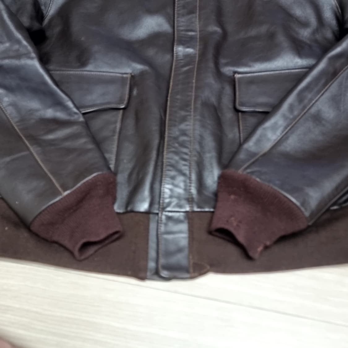 모건 a-2 가죽자켓 말가죽(44) 상품이미지3
