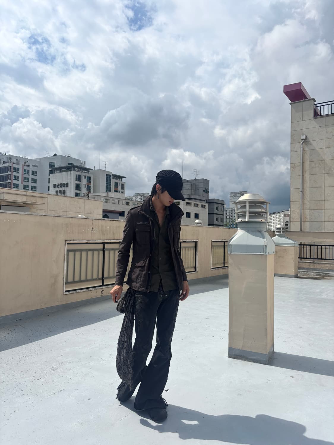 “ABAHOUSE” Grunge Mood Camo Pattern Jack 상품이미지3