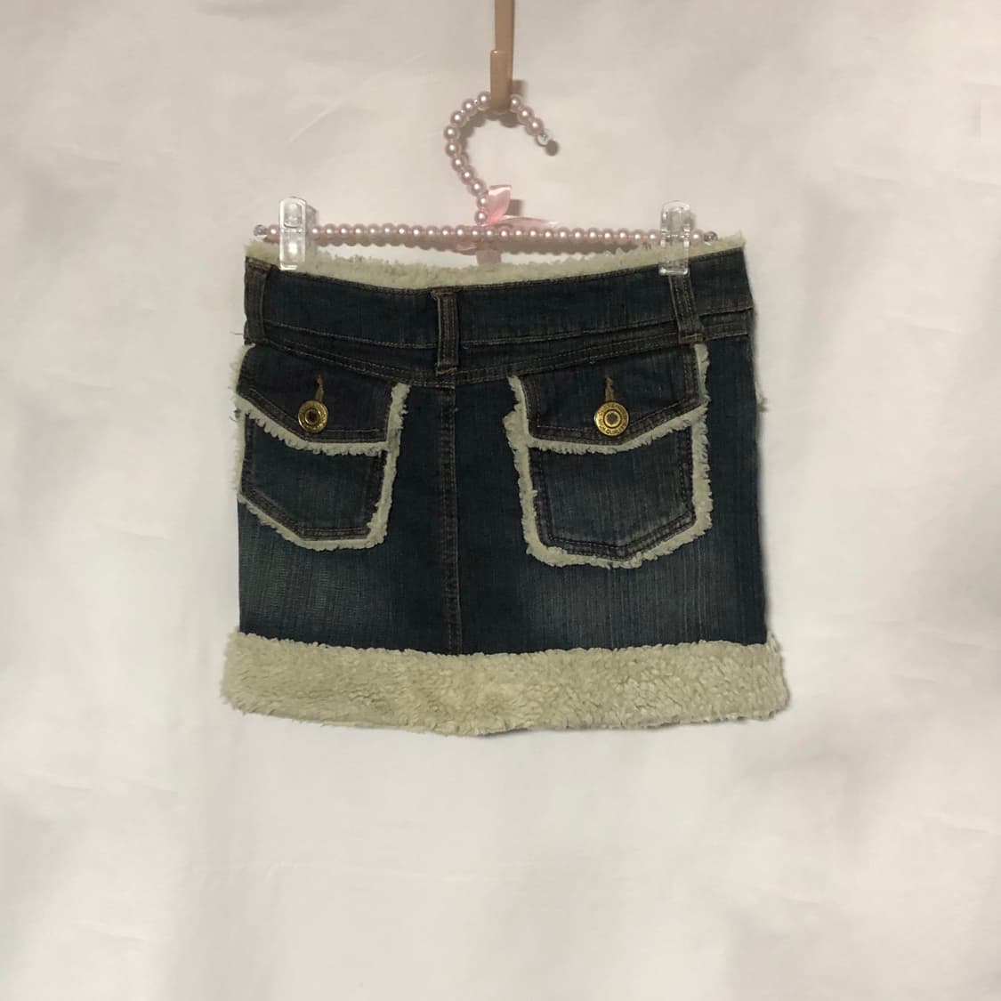 양털 데님 스커트 상품이미지6