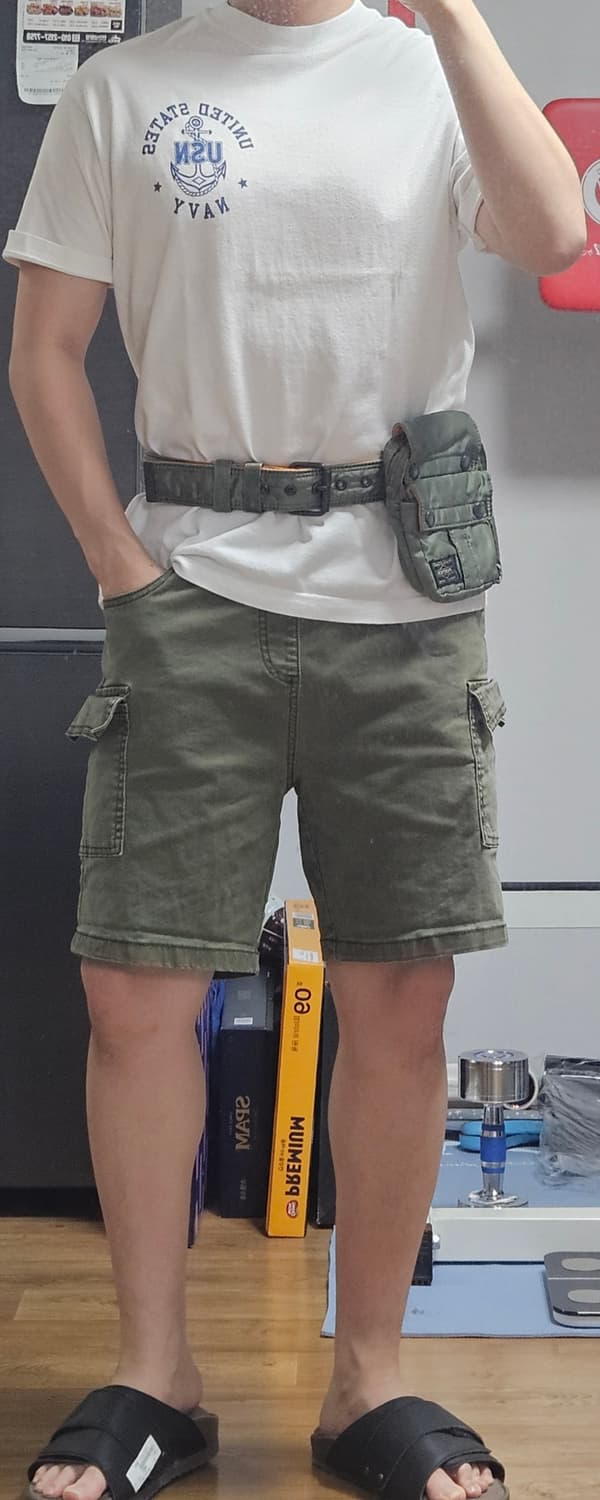 요시다 포터 x 빔즈 탱커 벨트 파우치 세이지그린 m 상품이미지10