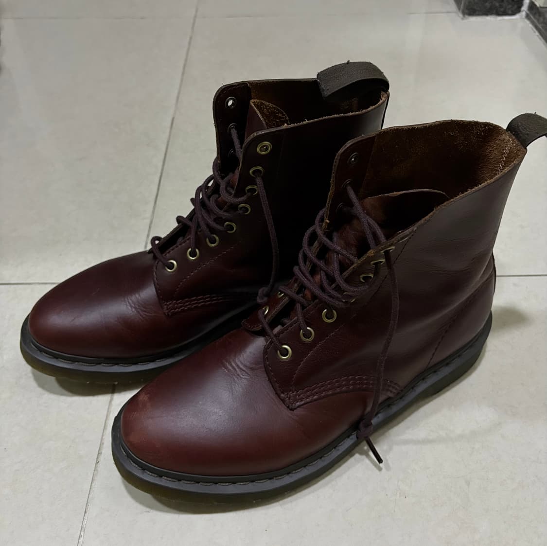 (290) 닥터마틴 1460 버건디 부츠 워커  상품이미지2