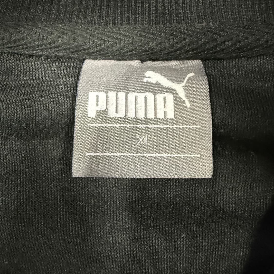 (XL)퓨마PUMA 하프집업 맨투맨(블랙) 상품이미지2