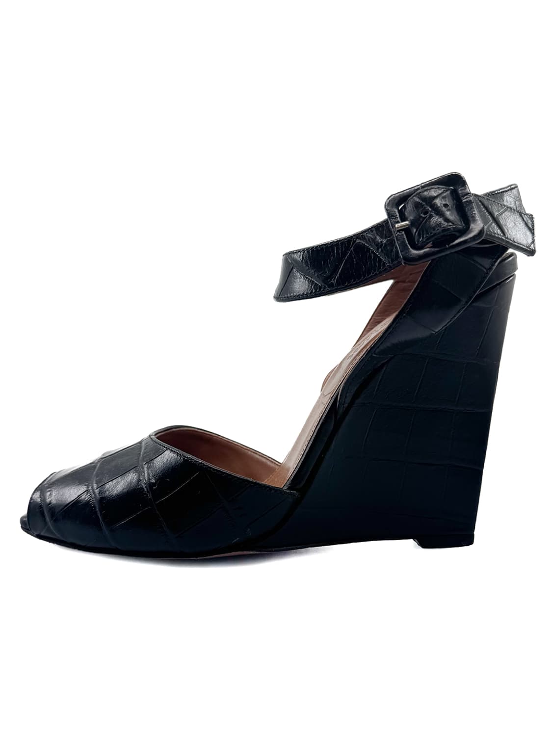Max Mara Croc Embossed Wedge Heel / 38 상품이미지5
