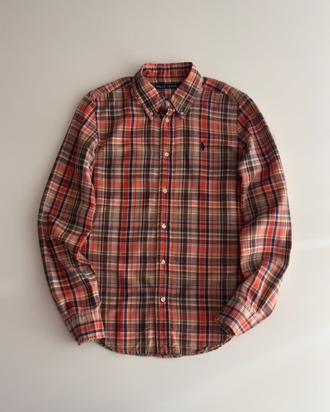 폴로 랄프로렌 여성 플란넬 셔츠 m 상품이미지1