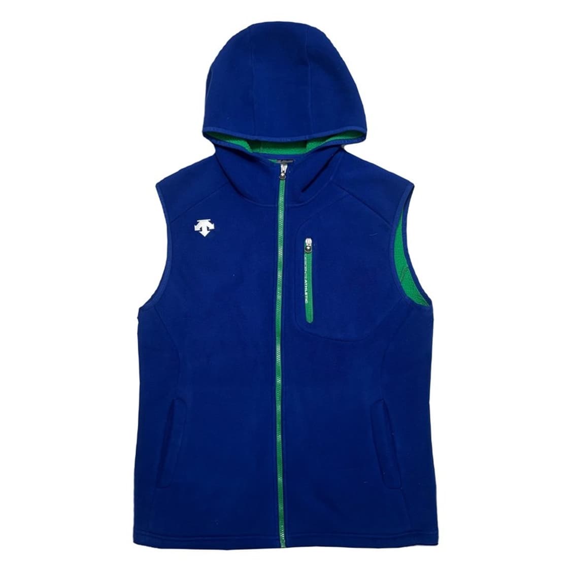 DESCENTE 폴리스 후드 조끼 블루 105 상품이미지1