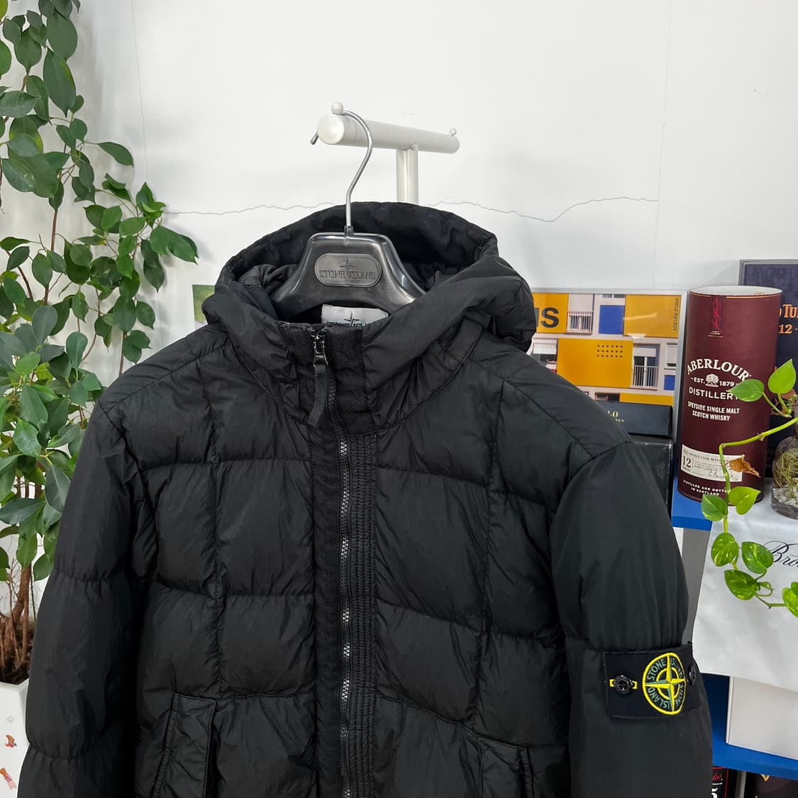 스톤아일랜드 크링클랩스 후드 다운패딩 점퍼 M 상품이미지2
