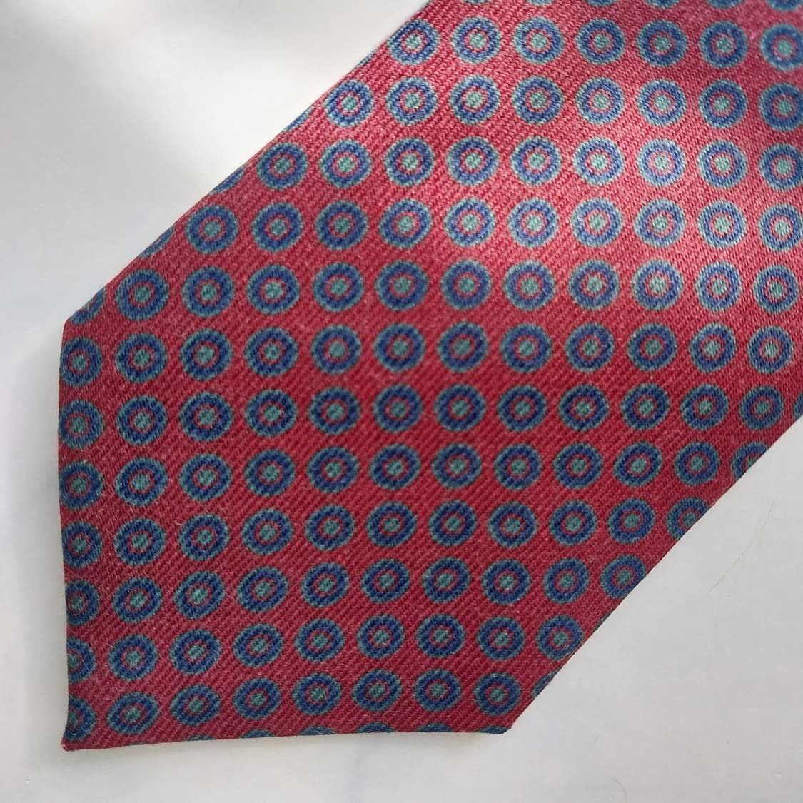 샤를주르당 실크 와인 도트 패턴 넥타이 8.1cm A+등급 K2358
 상품이미지7