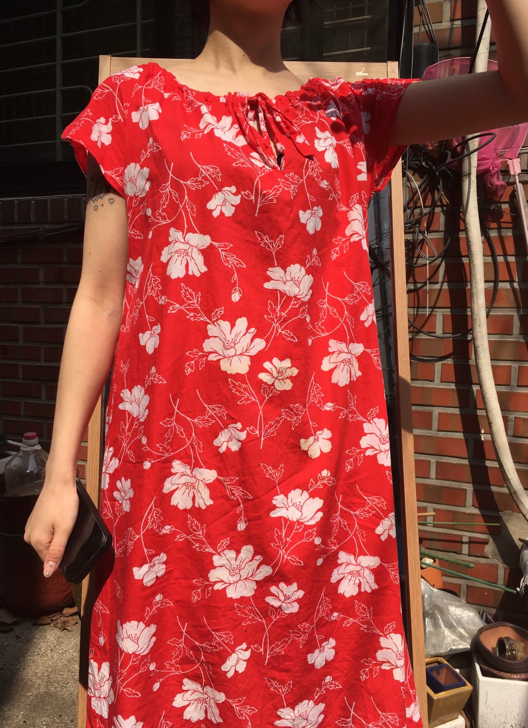 하와이안 로지 블룸 원피스 상품이미지1