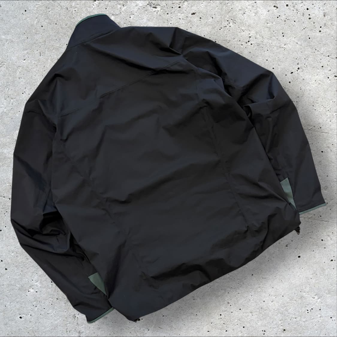 [S] 아크테릭스 윈드스토퍼 바람막이 블랙 집업 자켓 C574 상품이미지2