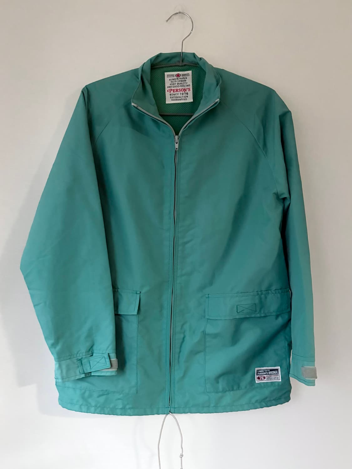퍼슨스 80‘s 청록색 자켓, 블루종 판매합니다 상품이미지2