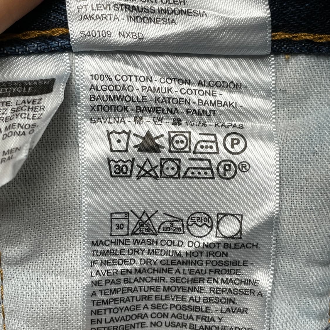 LEVI'S 리바이스517 빈티지 데님 하프팬츠 A01154 상품이미지9