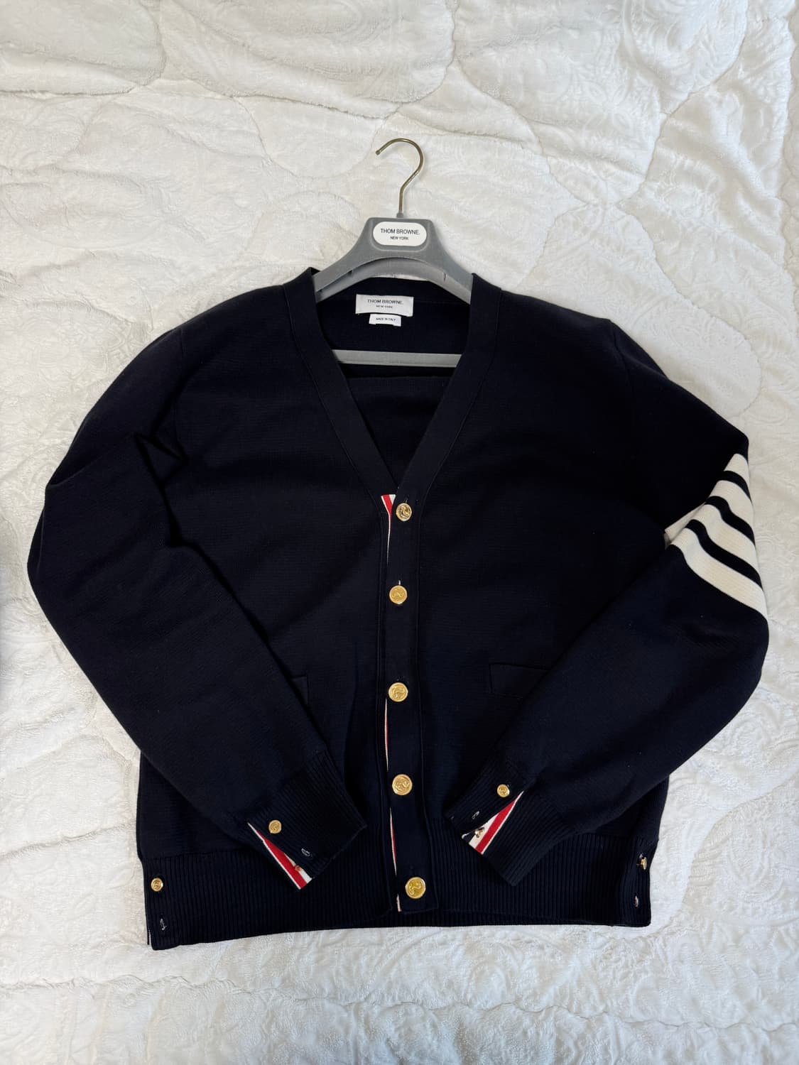 매장판 톰브라운 밀라노스티치 네이비 가디건 3사이즈 상품이미지1