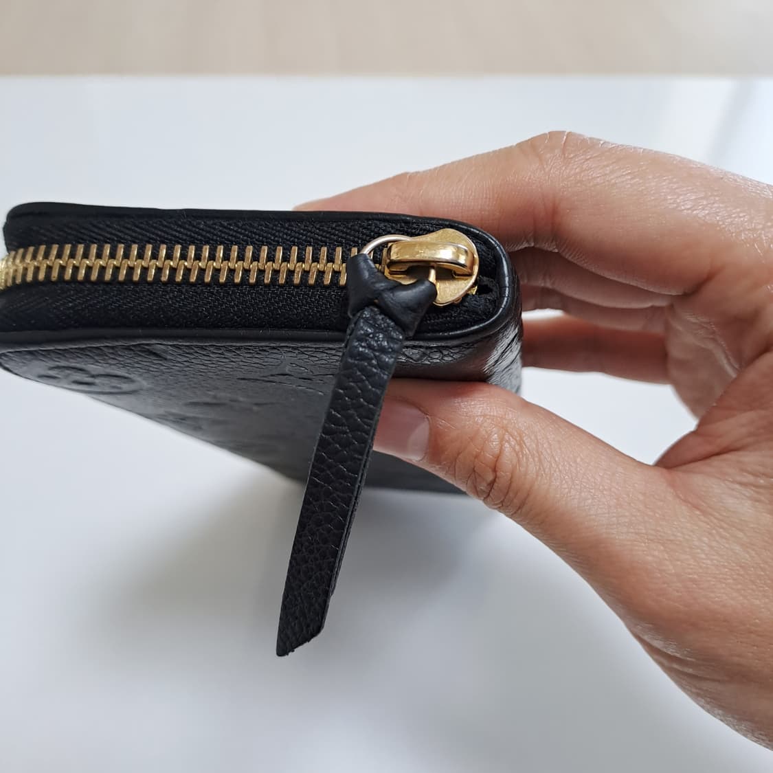 [100%/정품] 루이비통 앙프렝뜨 클레망스 장지갑 블랙, 루이비통지갑 상품이미지4