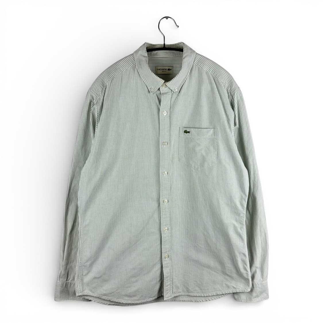 XL) 라코스테 스트라이프 옥스포드 셔츠 상품이미지1