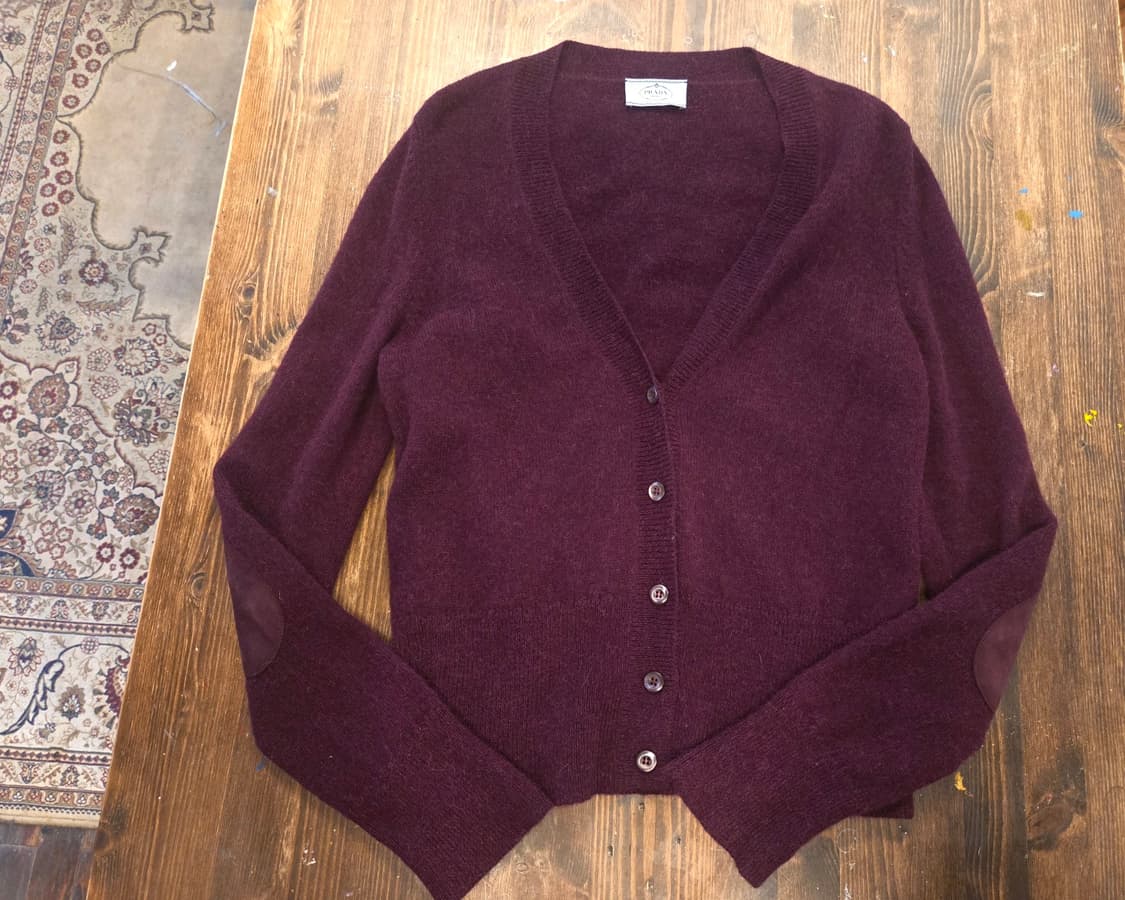 프라다 모헤어 가디건 상품이미지8