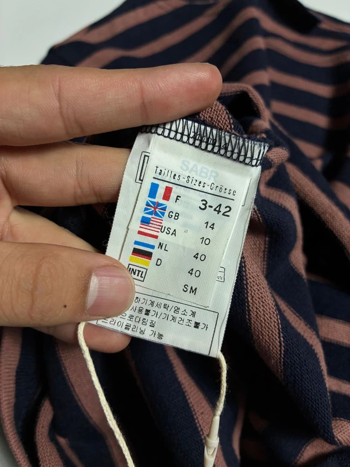세인트제임스 스트라이프 로고 패치 롱 슬리브 R2299 상품이미지8