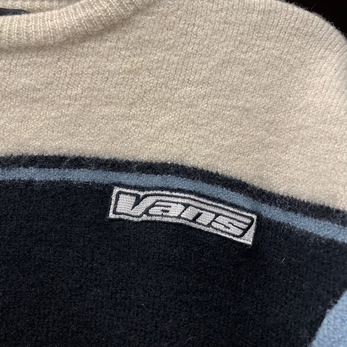 90s 반스 레트로 헤비 울 니트 스웨터 상품이미지5