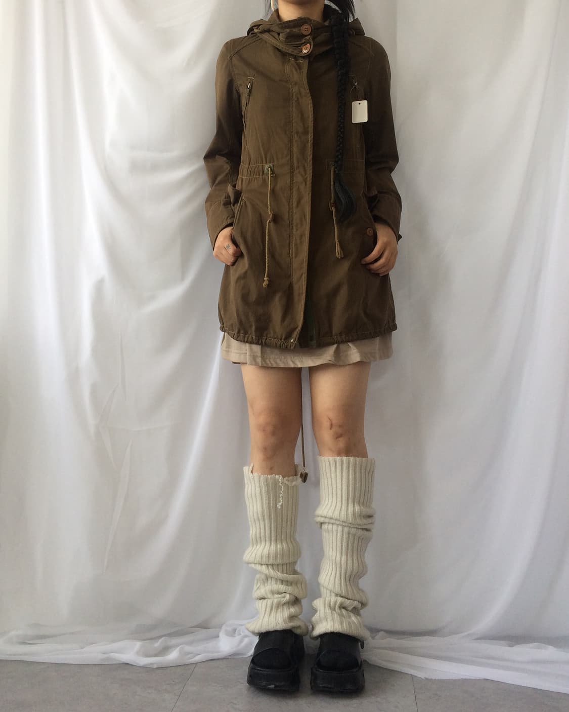 High neck hood jacket 상품이미지1