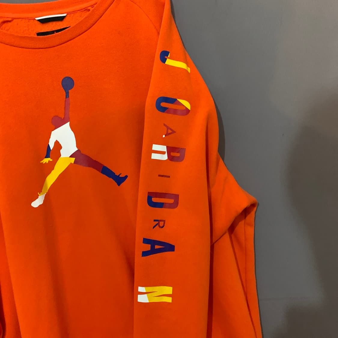 3XL 나이키 조던 DNA 플리스 프린팅 빅사이즈 기모 맨투맨 상품이미지4