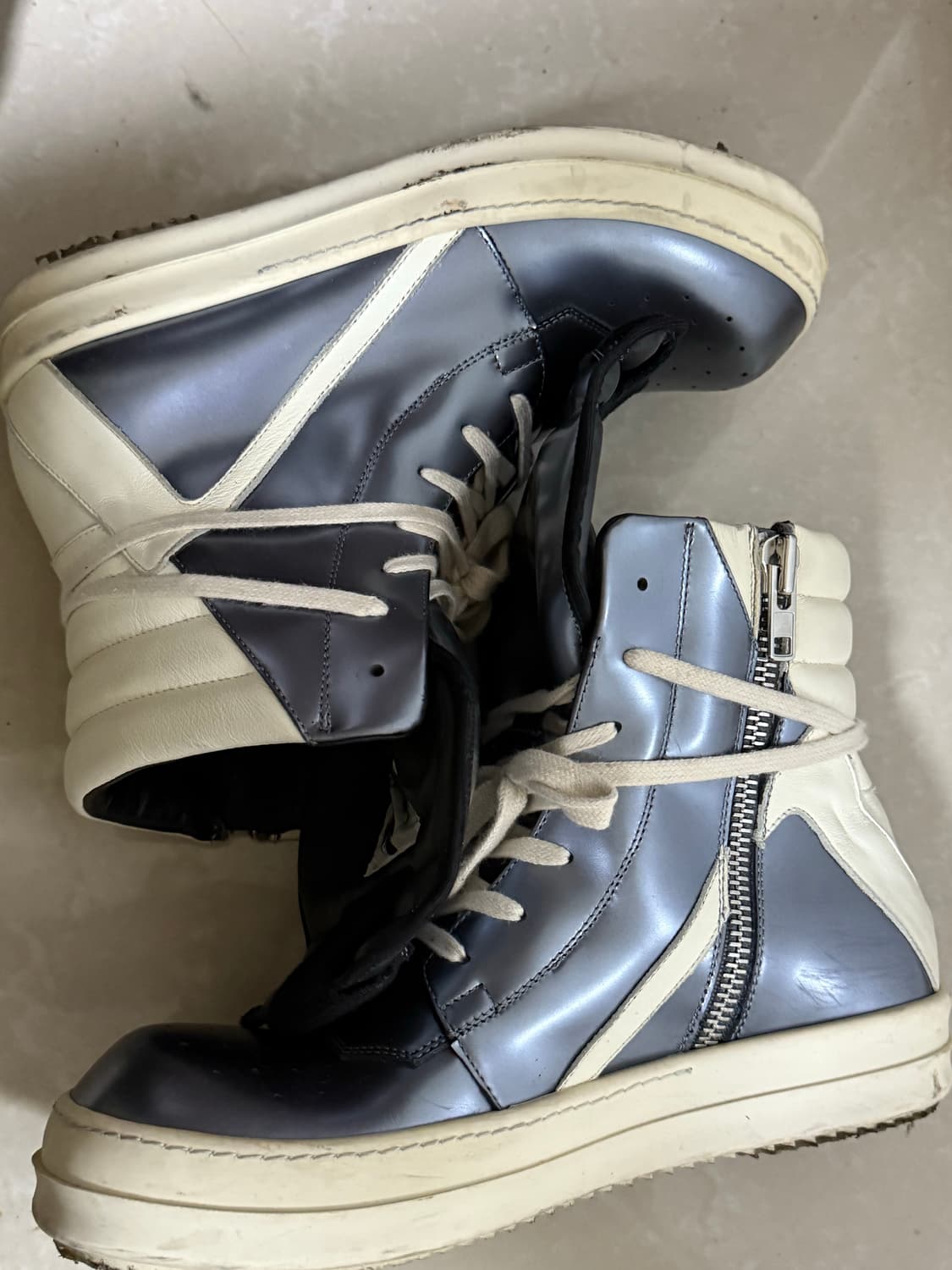 릭오웬스 지오바스켓 더티실버 39 상품이미지2