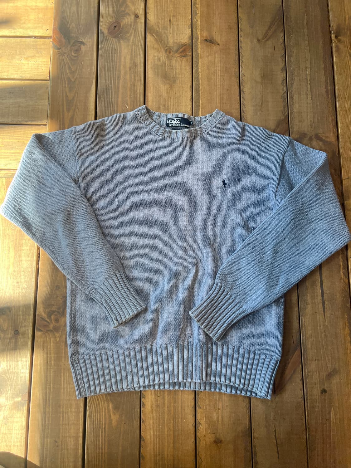 폴로 연보라 니트 상품이미지5