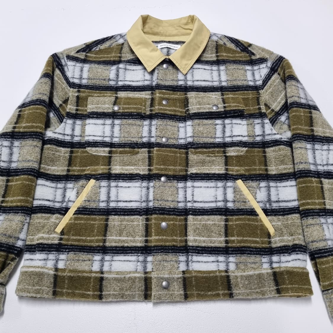 바나나리퍼블릭 트위드 트러커 자켓 샘플 - M 상품이미지6