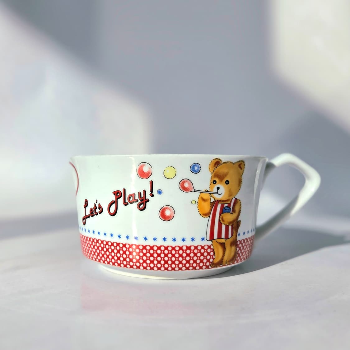 8090s vintage teddy bear cereal bowl 상품이미지6