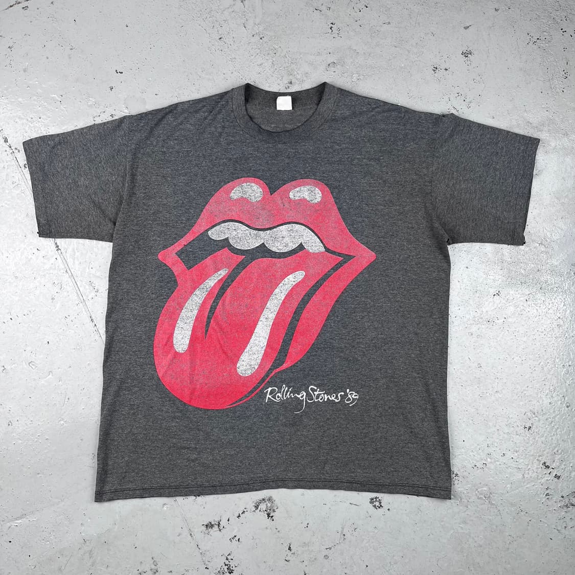 빈티지 롤링스톤즈 1989 북미 투어 반팔 상품이미지2