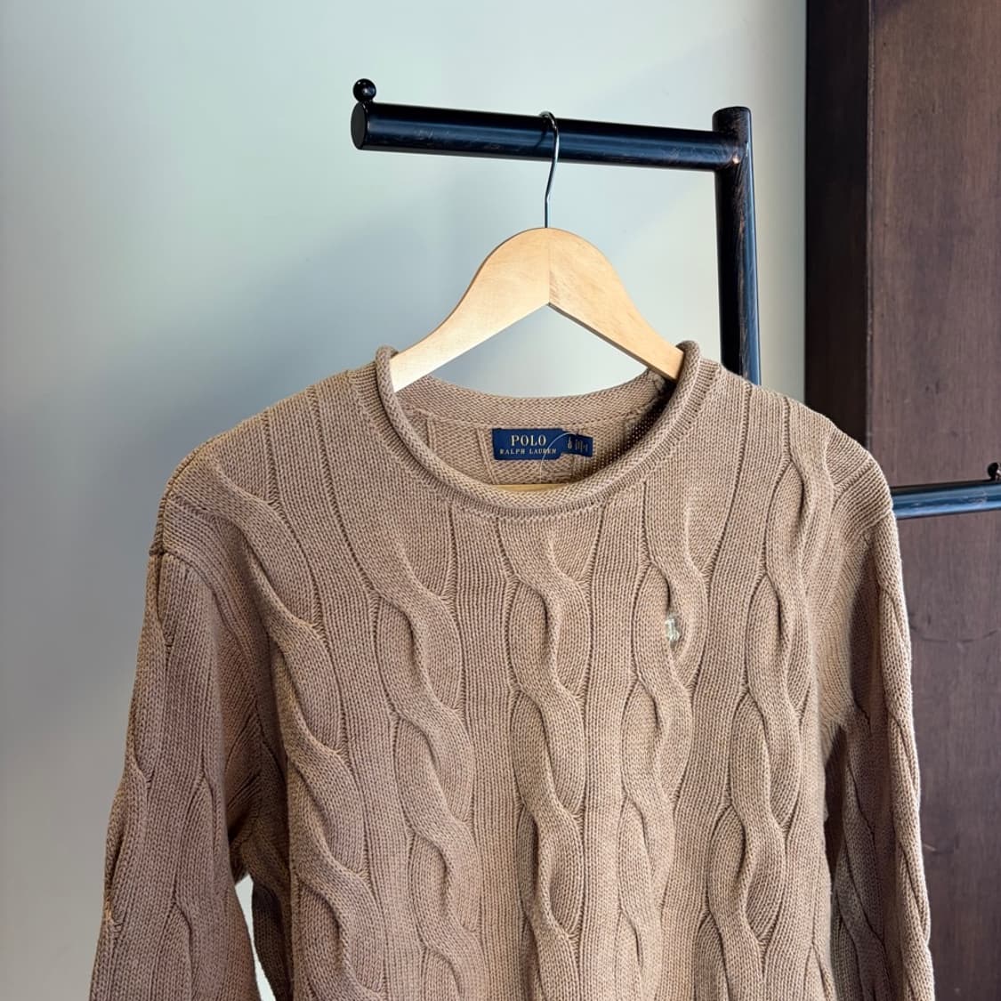 15690 - 폴로 랄프로렌 베이지 케이블 니트 상품이미지1