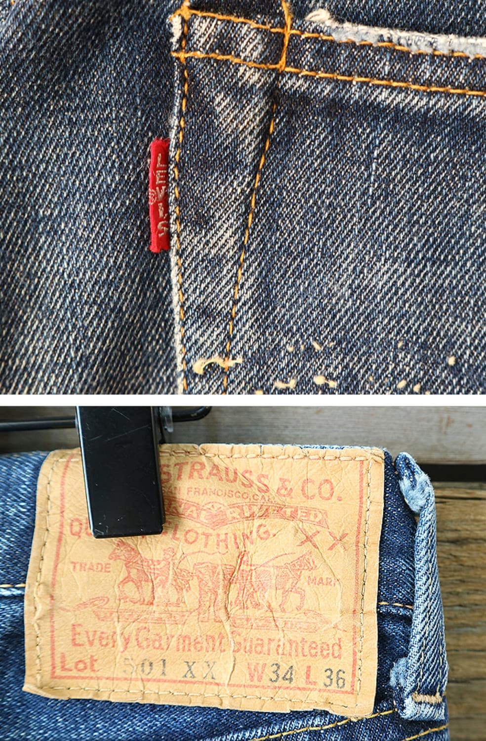 
일본판 07s LVC LEVIS 리바이스 55 501XX 빅E 셀비지  상품이미지7