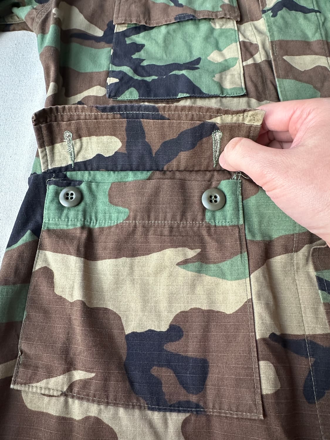 미군 우드랜드 BDU 자켓 M/S (100) 상품이미지6