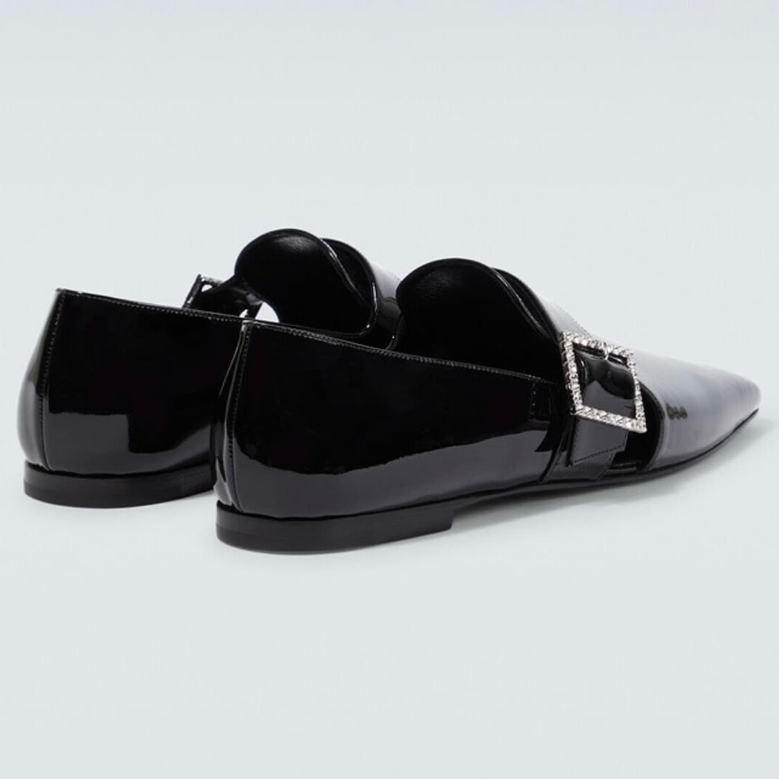 Saint Laurent 생로랑 트리스탄 슬리퍼 페이턴트 레더 로퍼 블랙 상품이미지2