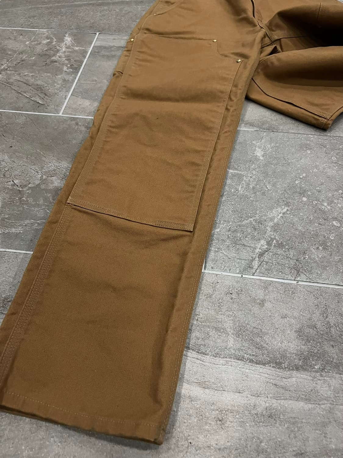 (34X32)칼하트 더블니 워크팬츠 B01BRN 칼하트브라운 루즈핏  상품이미지7