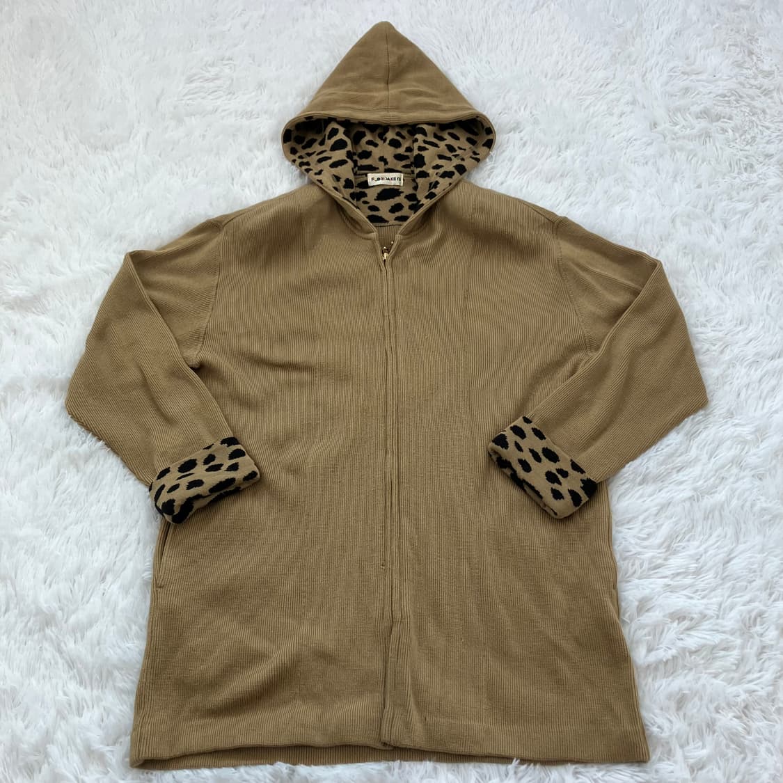 빈티지 머스터드 호피 후드집업 y2k 스트릿 갸루 펑키 일본빈티지651 상품이미지1