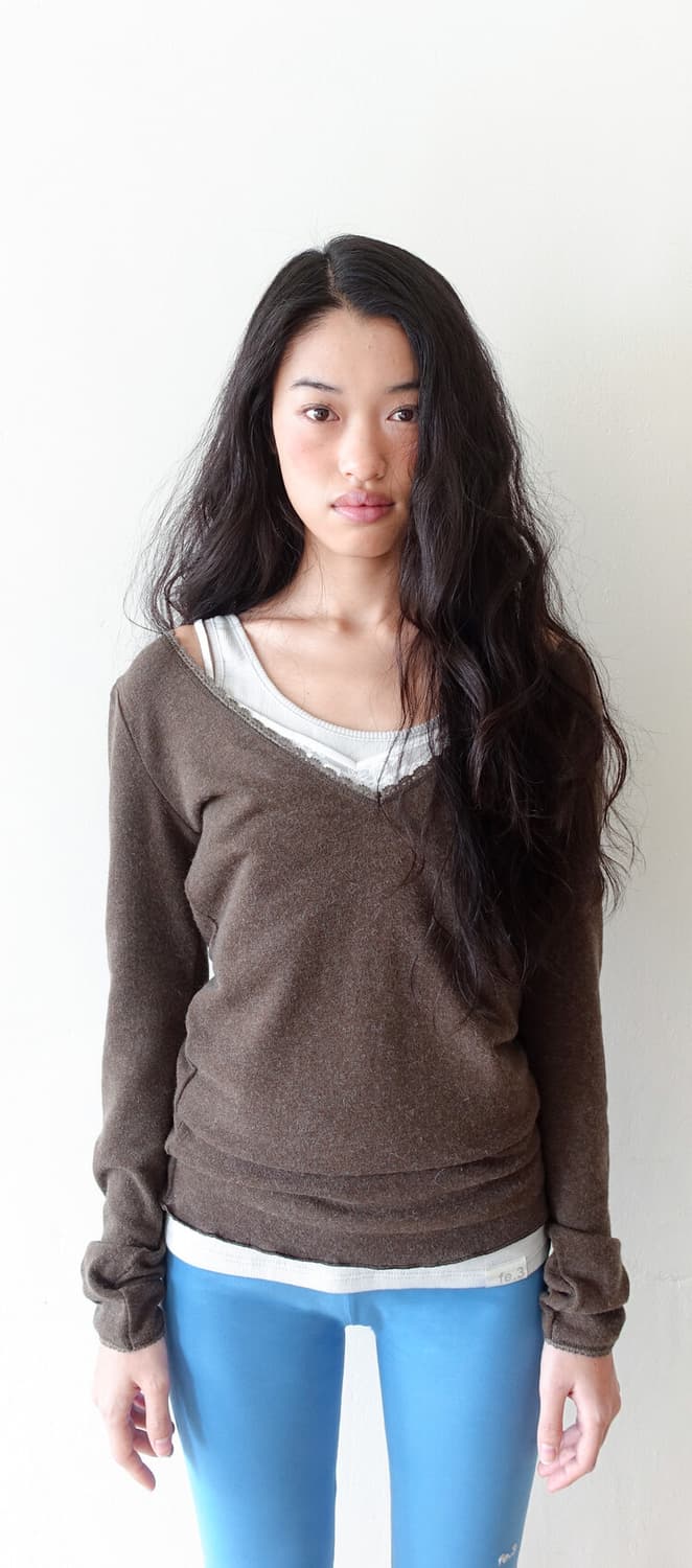 iris long top (khaki) 상품이미지1