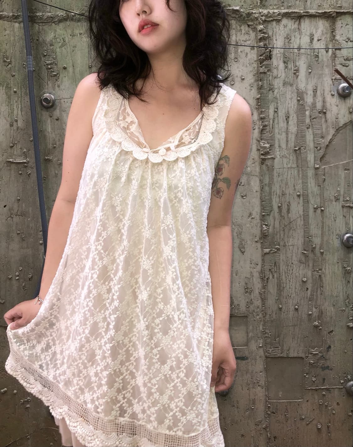lace layered dress 상품이미지1