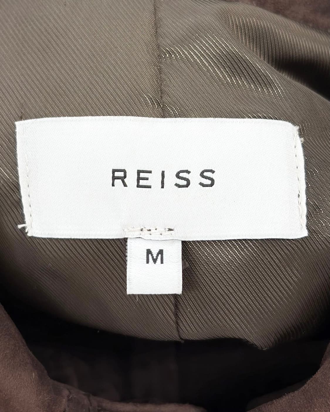 reiss 다크 브라운 스웨이드 가죽 자켓  상품이미지8