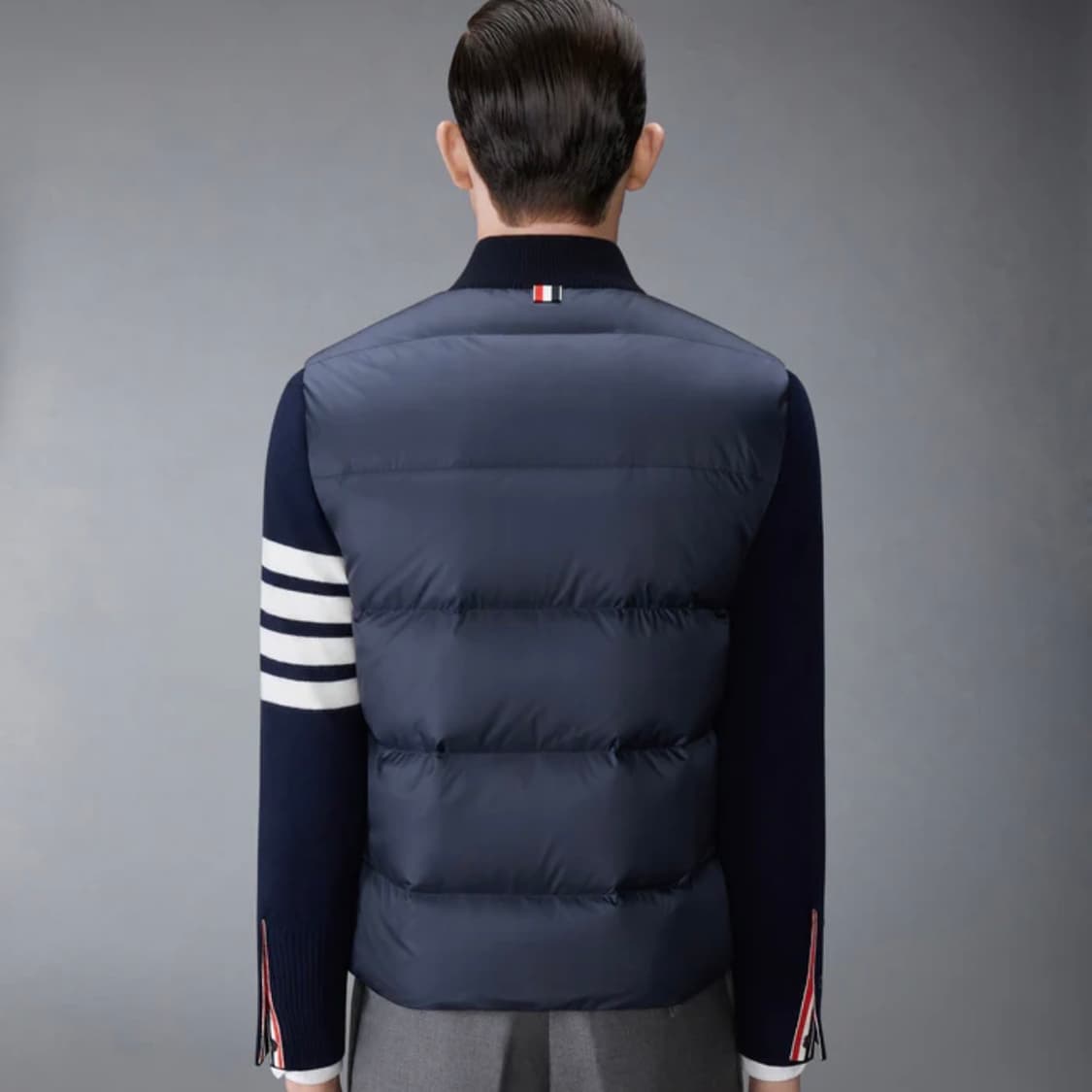 [S+급/3] 톰브라운 사선완장 매트 나일론 조끼패딩 네이비 상품이미지9
