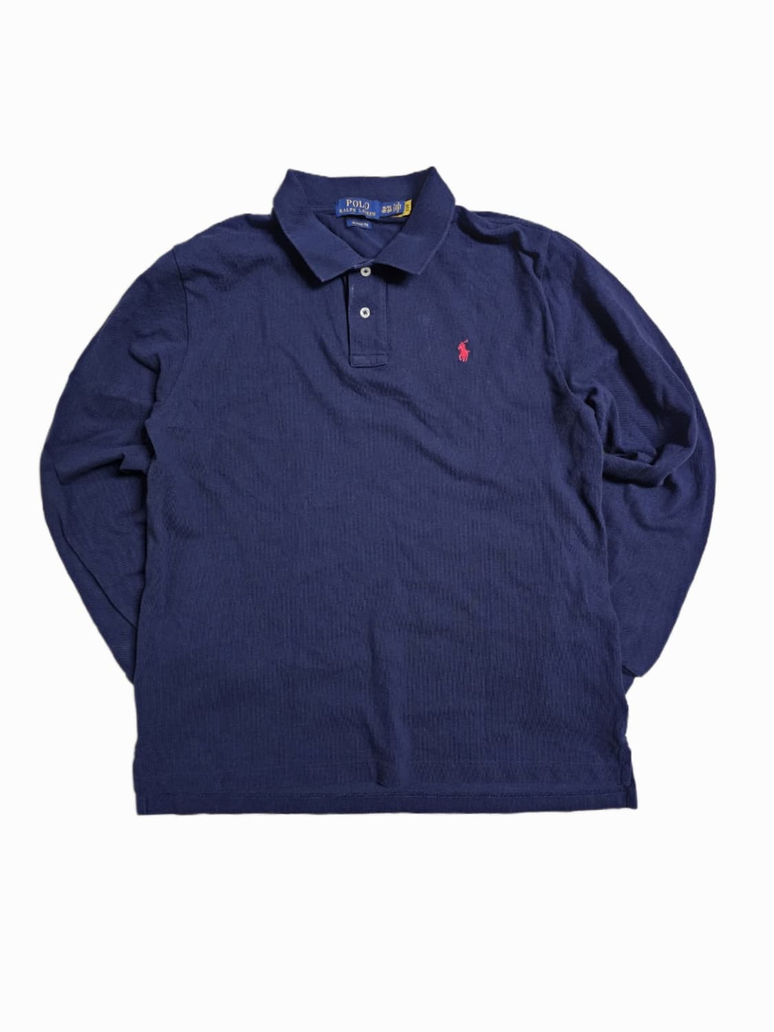 [95] 폴로 랄프로렌 네이비 긴팔 카라 티셔츠 상품이미지1