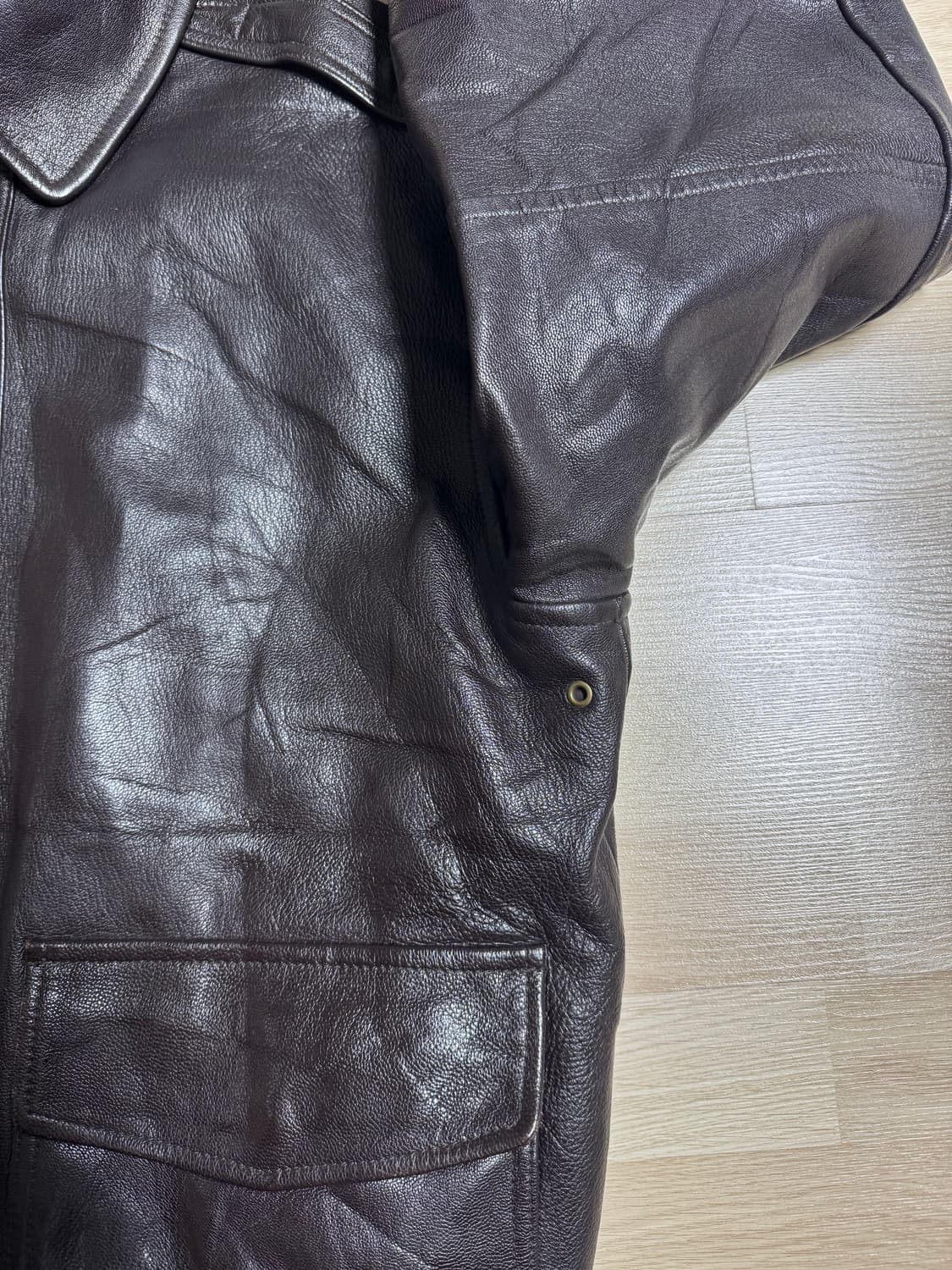 L.L.Bean 가죽 자켓 XL 갈색 상품이미지2