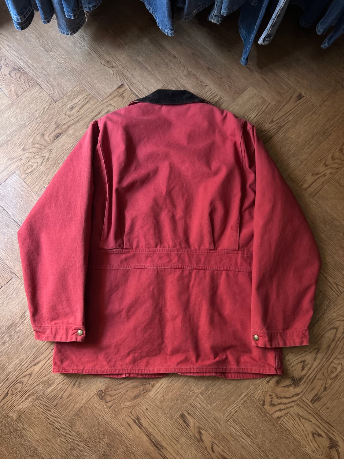 [L]90's 울리치 USA Made 나바호 라이닝 브릭레드 헌팅 자켓 상품이미지7